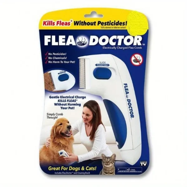1pcs Cat Dog Electric Flea Comb